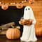 Ashland; 27.75" White Ghost with Jack-o'-Lantern Bowl by Ashland®; Category:Vintage Spirits; Image:3